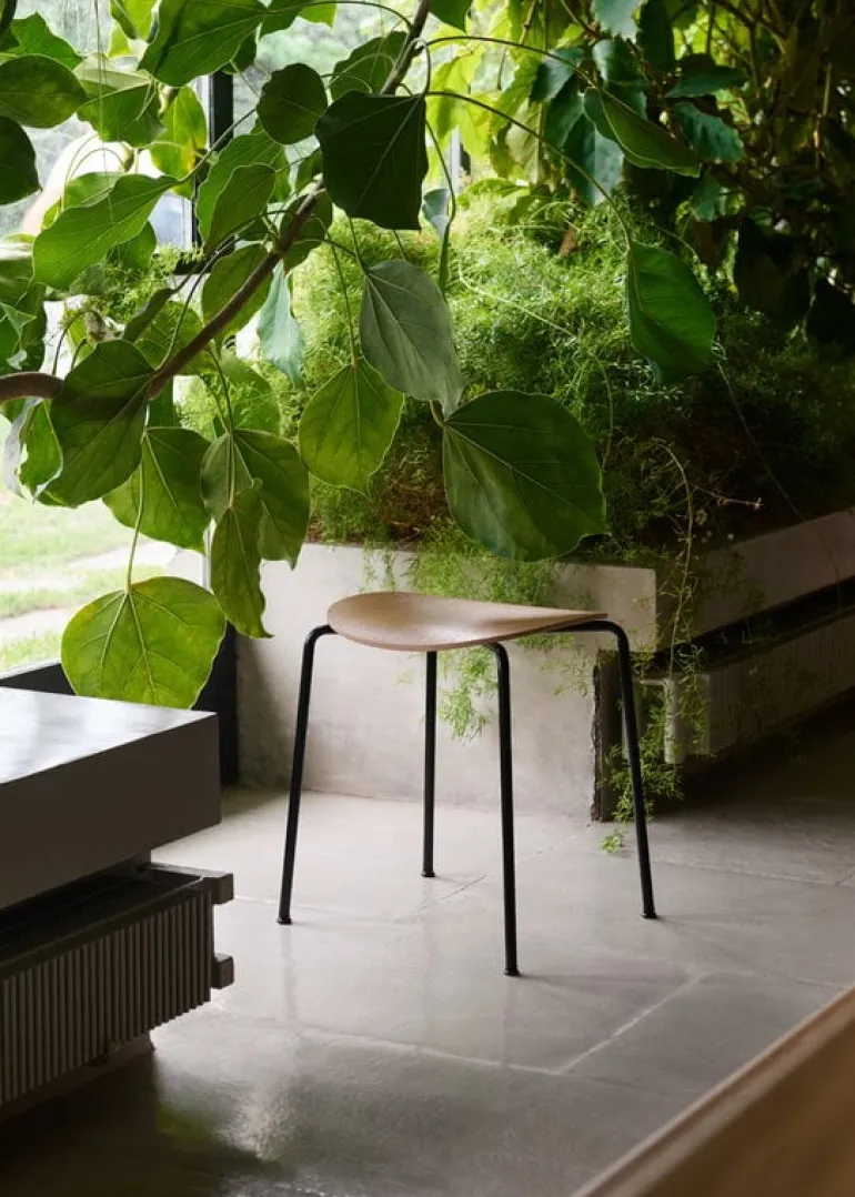 &Tradition Pavilion AV36 stool, lacquered oak