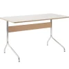 &Tradition Pavilion AV16 desk, mushroom linoleum - oak - chrome