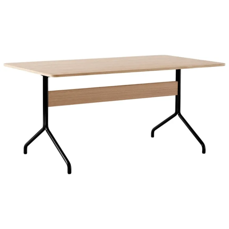 &Tradition Pavilion AV18 table, black - lacquered oak