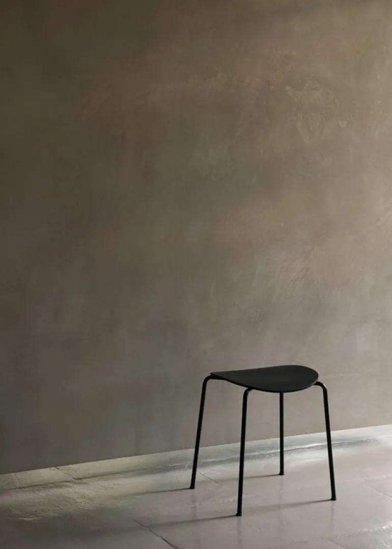 &Tradition Pavilion AV36 stool, black lacquered oak