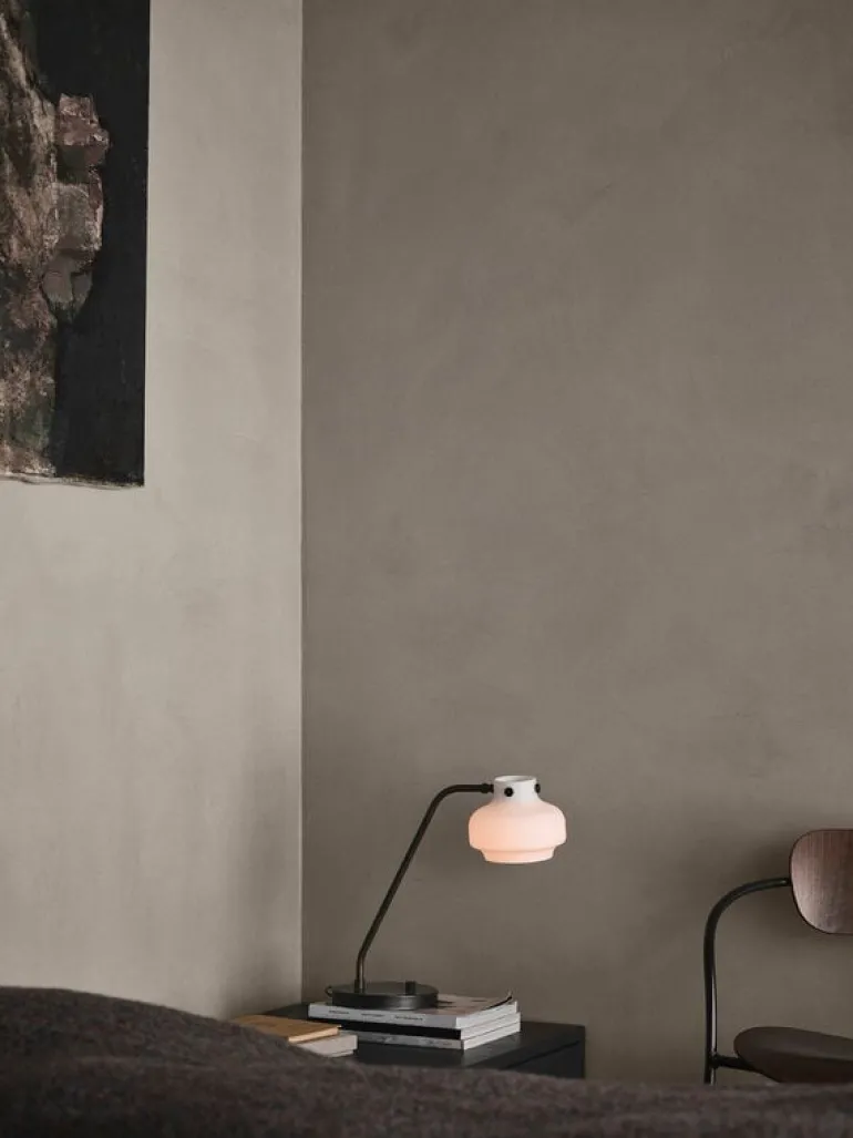 &Tradition Pavilion AV5 lounge chair, lacquered walnut