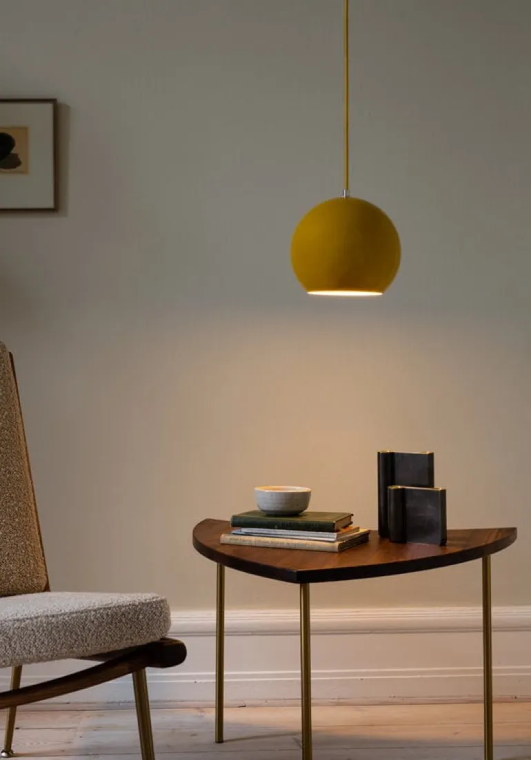 &Tradition Pinwheel HM7 side table, oiled walnut