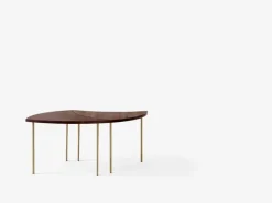 &Tradition Pinwheel HM7 side table, oiled walnut