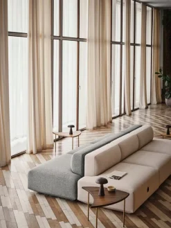 &Tradition Pinwheel HM7 side table, oiled oak