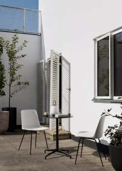 &Tradition Rely Outdoor HW70 chair, black - white