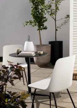 &Tradition Rely Outdoor HW70 chair, black - white