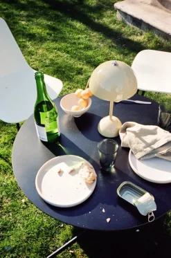 &Tradition Rely Outdoor HW70 chair, black - white