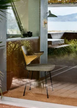 &Tradition RFH RD7 armchair, walnut and beech veneer - brown