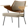 &Tradition RFH RD8 lounge chair, walnut and beech veneer - brown