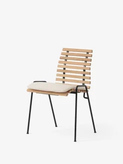 &Tradition RFH RD4 terrace side chair, black - teak