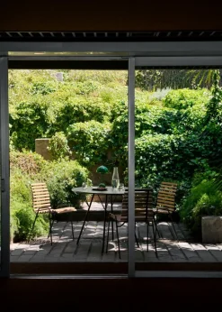 &Tradition RFH RD4 terrace side chair, black - teak