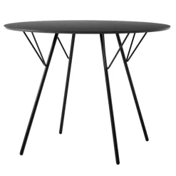 &Tradition RFH RD6 terrace table, 97 cm, black - black laminate