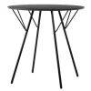 &Tradition RFH RD5 terrace table, 75 cm, black - black laminate