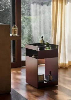 &Tradition Rotate SC73 side table, dark plum