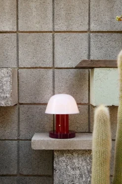 &Tradition Setago JH27 table lamp, maroon - grape