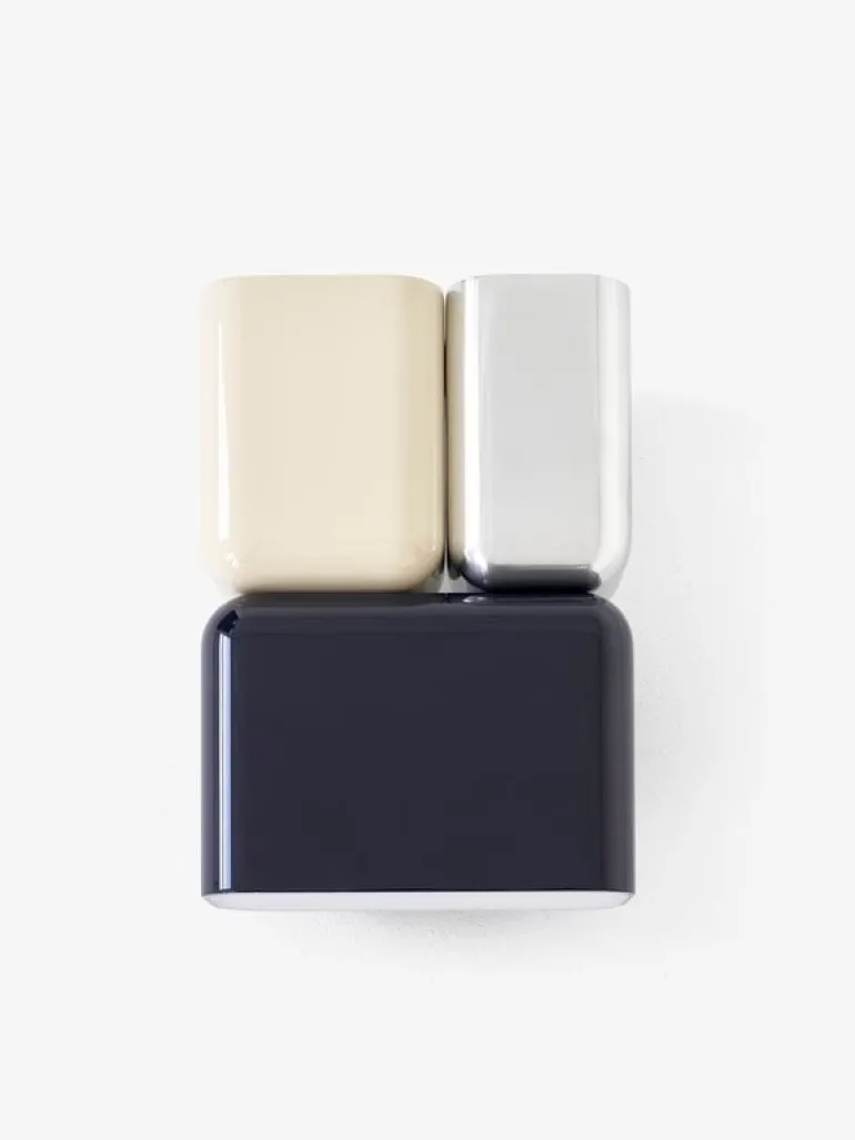 &Tradition Tabata LN10 wall lamp, deep blue - ivory