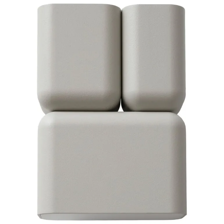 &Tradition Tabata LN10 wall lamp, silk grey