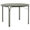 &Tradition Thorvald SC98 dining table, round 115 cm, bronze green
