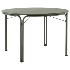 &Tradition Thorvald SC98 dining table, round 115 cm, bronze green