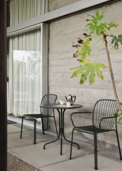 &Tradition Thorvald SC96 table, round 70 cm, bronze green