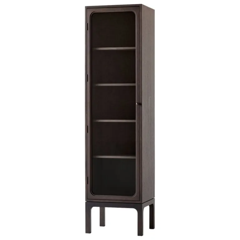 &Tradition Trace Single cabinet SC87, dark stained oak
