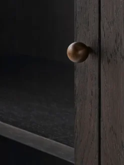 &Tradition Trace Single cabinet SC87, dark stained oak