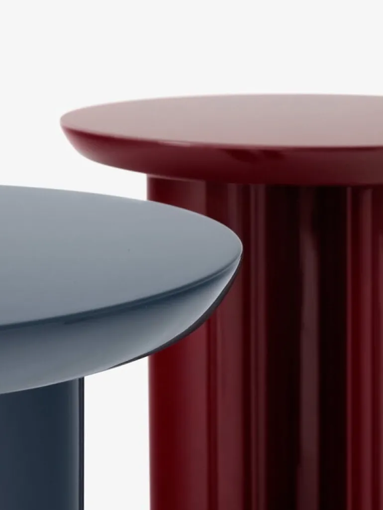 &Tradition Tung JA3 side table, steel blue