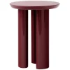 &Tradition Tung JA3 side table, burgundy red