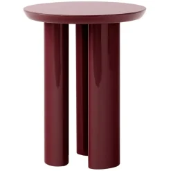 &Tradition Tung JA3 side table, burgundy red