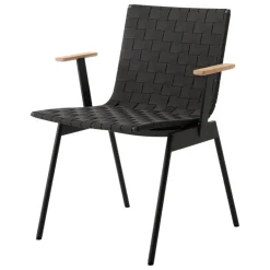 &Tradition Ville AV34 outdoor armchair, warm black