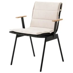 &Tradition Ville AV34 outdoor armchair, warm black