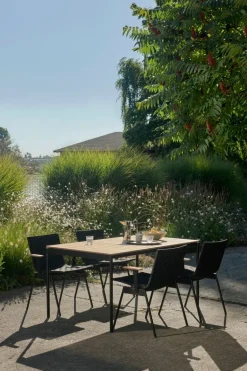 &Tradition Ville AV34 outdoor armchair, warm black