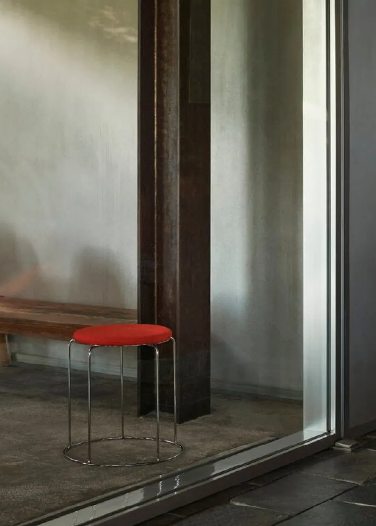 &Tradition Wire Stool VP11, stainless steel