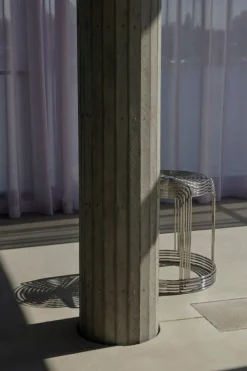 &Tradition Wire Stool VP11, stainless steel