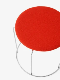 &Tradition Wire Stool VP11 seat pad, Hallingdal 600 red