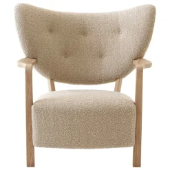 &Tradition Wulff ATD2 lounge chair and ATD3 pouf, Karakorum 003 - oak