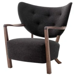 &Tradition Wulff ATD2 lounge chair, Hallingdal 376 - walnut
