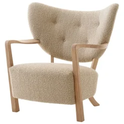 &Tradition Wulff ATD2 lounge chair, Karakorum 003 - oak