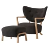 &Tradition Wulff ATD2 lounge chair and ATD3 pouf, Hallingdal 376 - oak