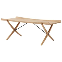 &Tradition X HM13 coffee table, oak - walnut