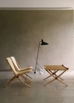 &Tradition X HM13 coffee table, oak - walnut