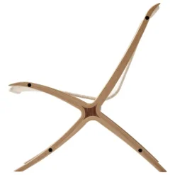 &Tradition X HM10 lounge chair, oak with walnut insert - natural