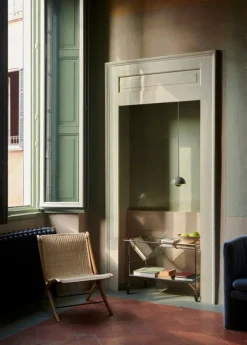 &Tradition X HM10 lounge chair, oak with walnut insert - natural