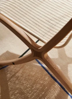 &Tradition X HM10 lounge chair, oak with walnut insert - natural