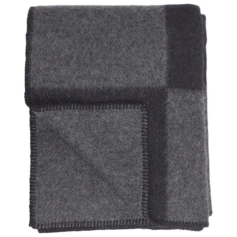 Anno Ala throw, 130 x 180 cm, dark grey - black