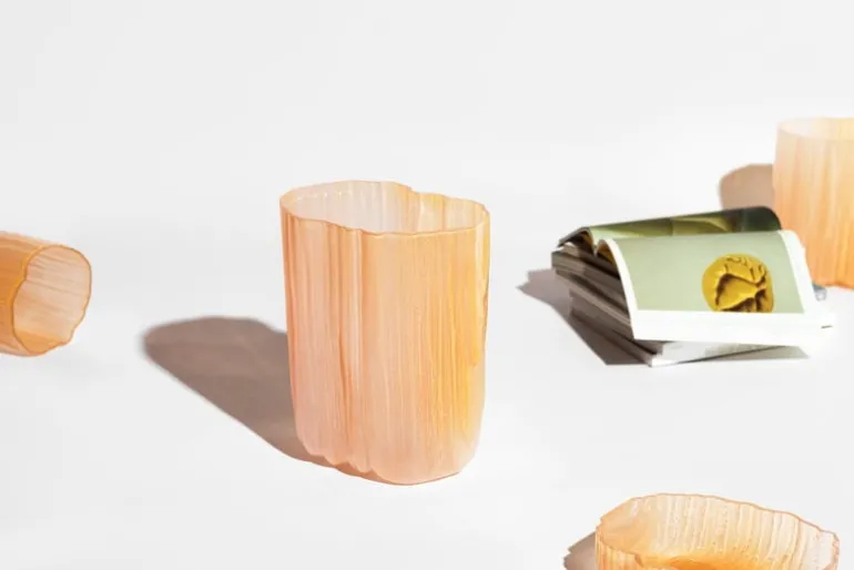 Antrei Hartikainen Melt vase, S, peach