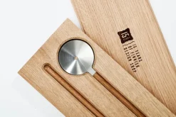 Antrei Hartikainen Taite salad servers, FDS 15 Years, oak - steel