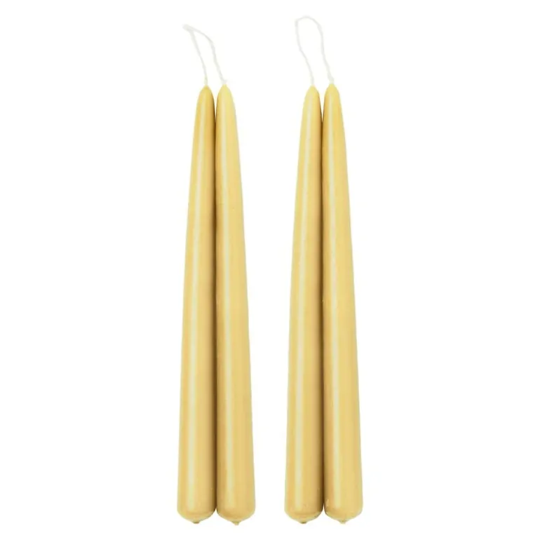 applicata Blossom candle, 4 pcs, yellow