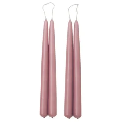 applicata Blossom candle, 4 pcs, warm rose