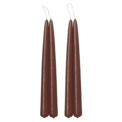 applicata Blossom candle, 4 pcs, smoked oak